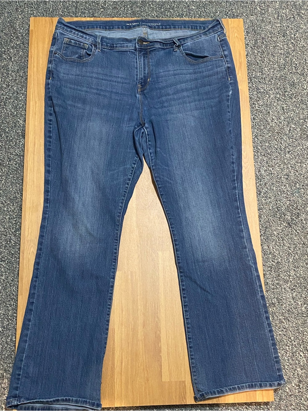 Old Navy Women's Mid Blue Flare Jeans